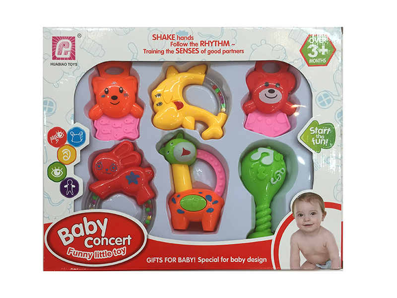Baby Rattles 6pcs