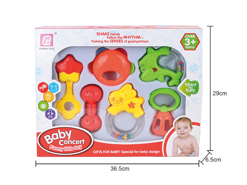 Baby Rattles 6pcs