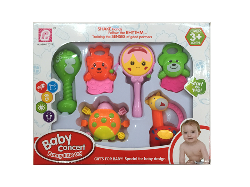 Baby Rattles 6pcs