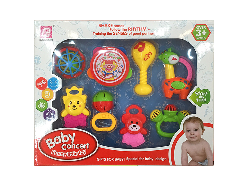 Baby Rattles 8pcs