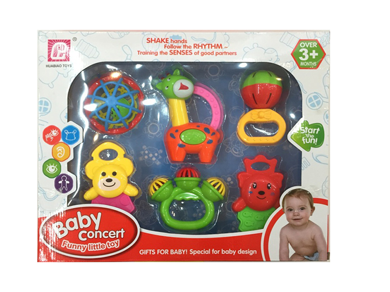 Baby Rattles 6pcs