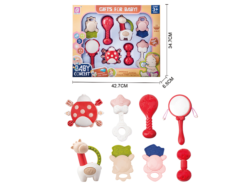 Baby Rattles 8pcs