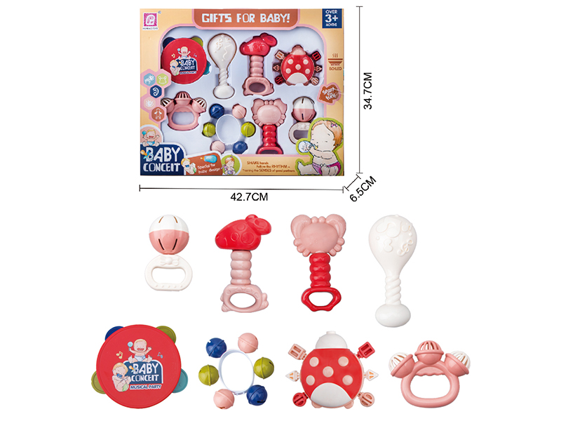 Baby Rattles 8pcs