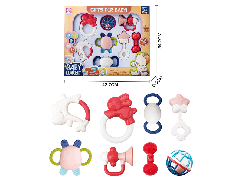 Baby Rattles 8pcs