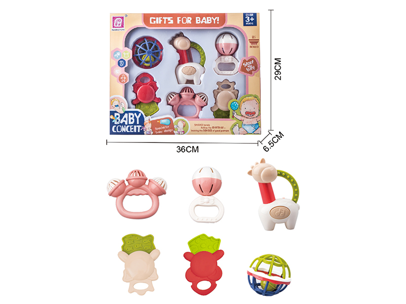 Baby Rattles 6pcs
