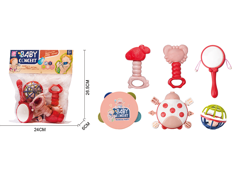 Baby Rattles 6pcs
