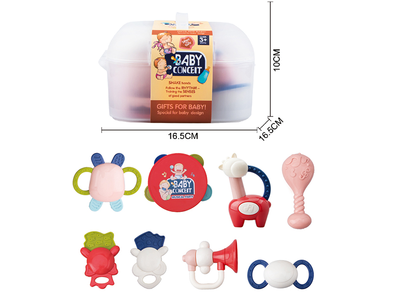 Baby Rattles 8pcs