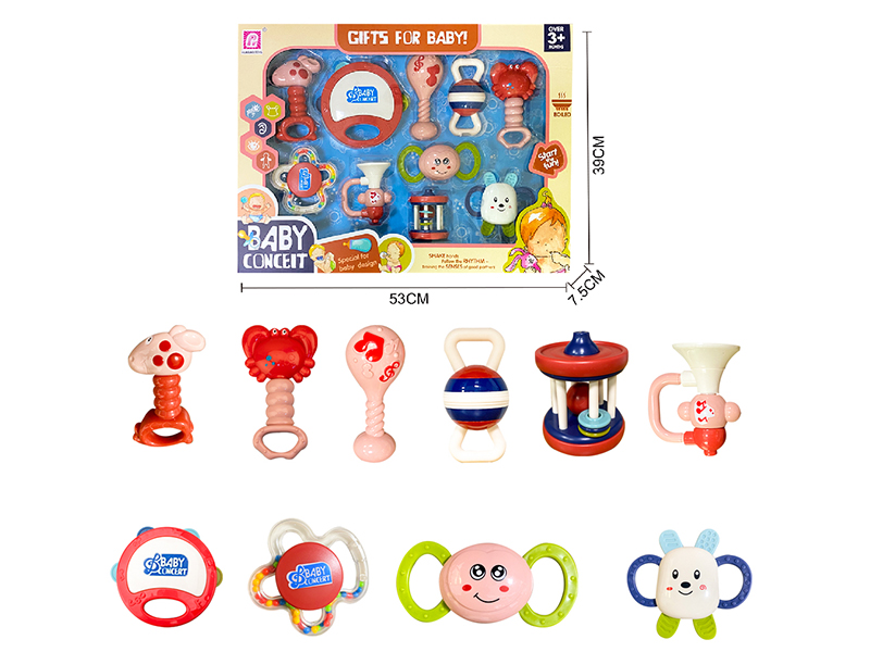 Baby Rattles(Boiled)10pcs