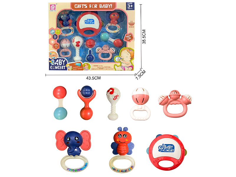 Baby Rattles(Boiled)8pcs