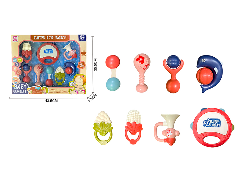 Baby Rattles(Boiled)8pcs