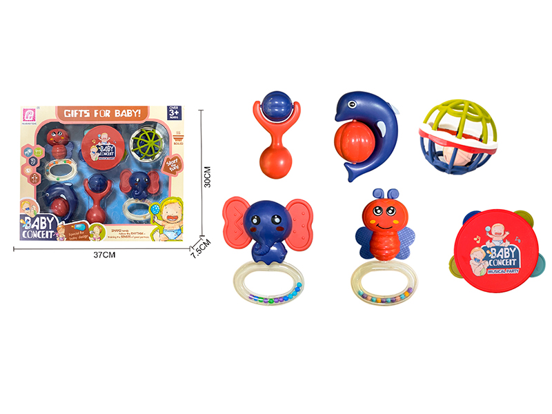 Baby Rattles(Boiled)6pcs