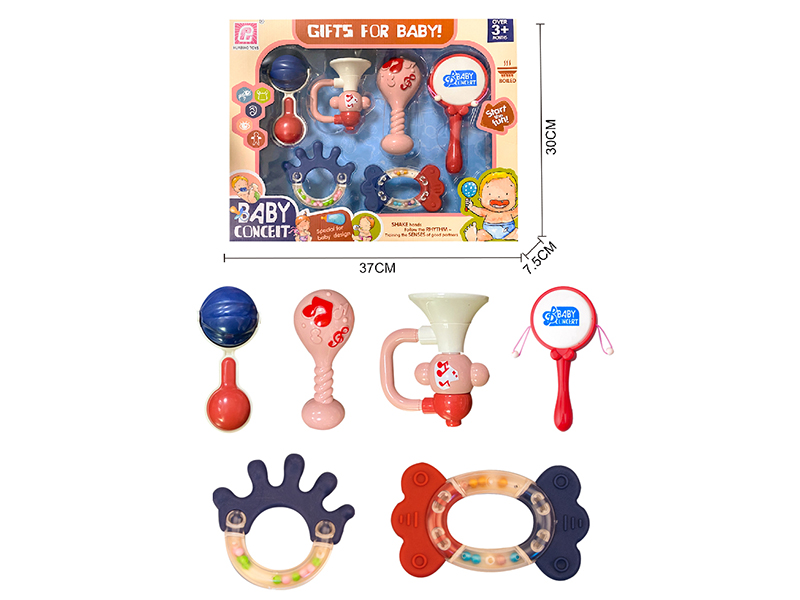 Baby Rattles(Boiled)6pcs