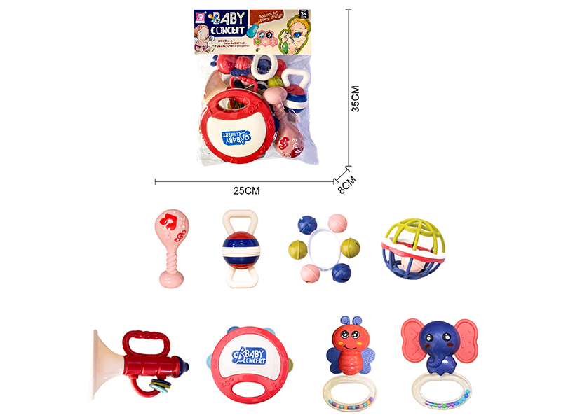 Baby Rattles(Boiled)8pcs