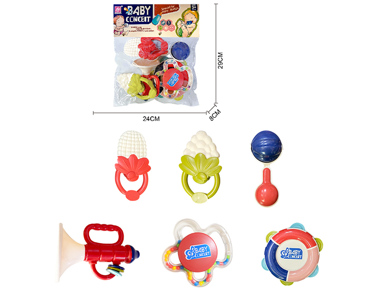 Baby Rattles(Boiled)6pcs