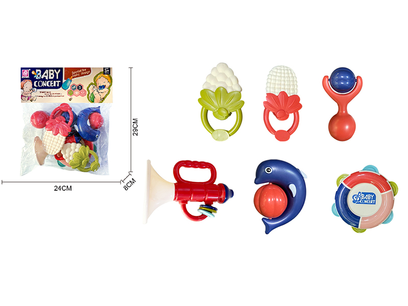 Baby Rattles(Boiled)6pcs