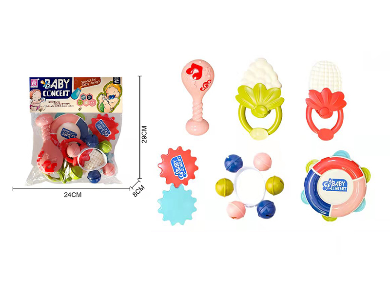 Baby Rattles(Boiled)6pcs