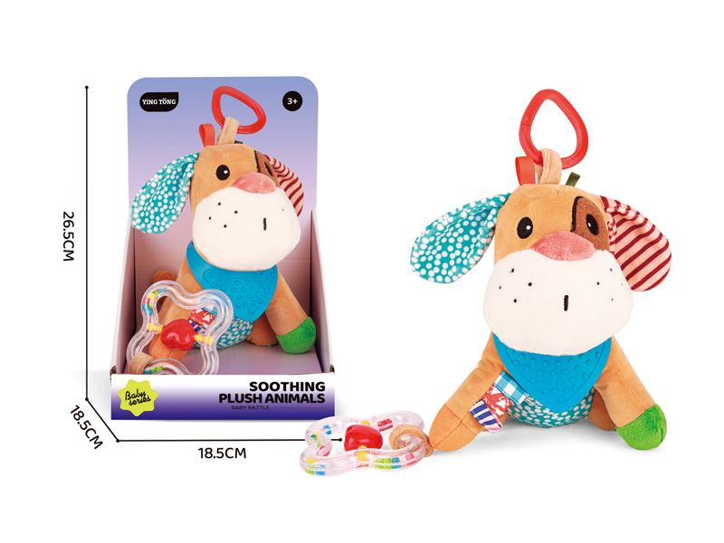 Cartoon Dog Scarf Figurine