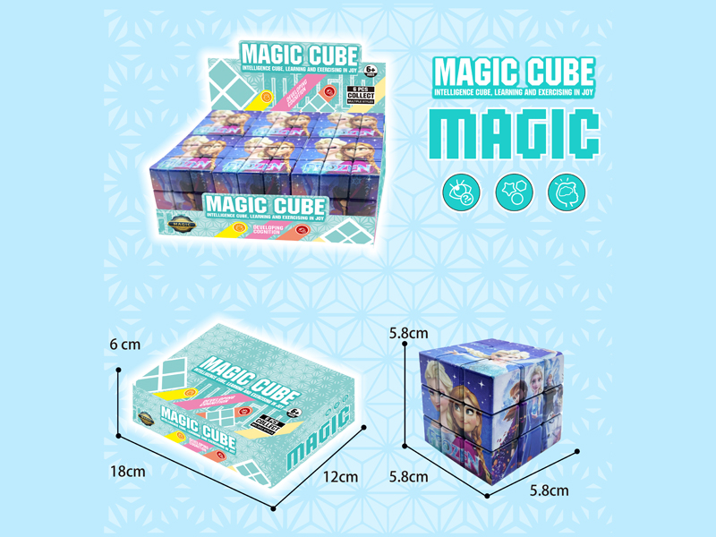 Three Order Magic Cube Toy(6PCS)