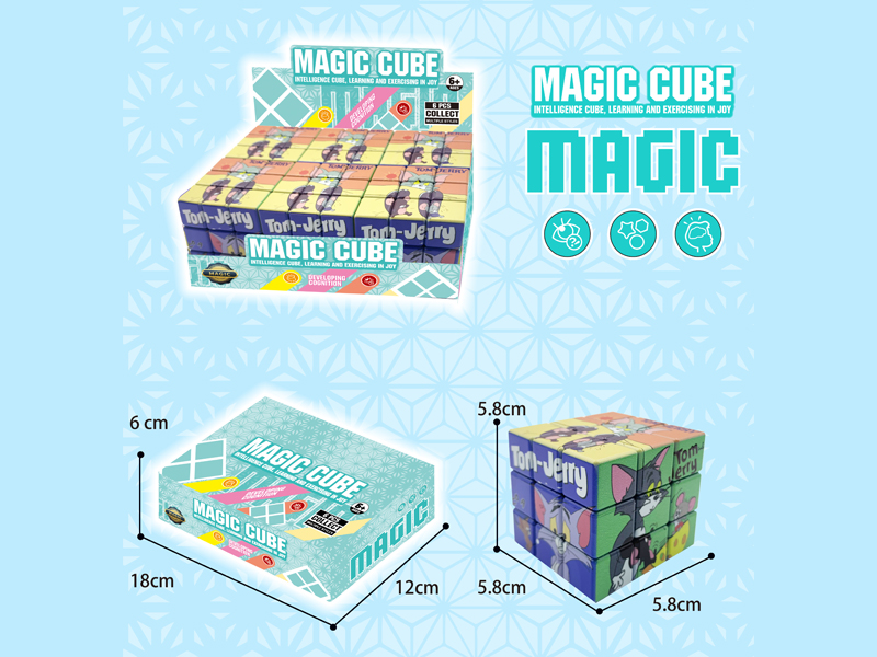 Three Order Magic Cube Toy(6PCS)