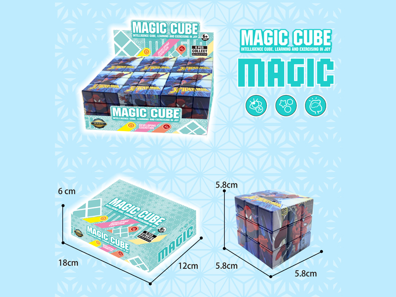 Three Order Magic Cube Toy(6PCS)