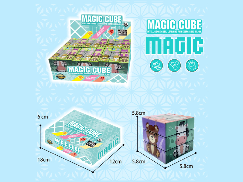Three Order Magic Cube Toy(6PCS)