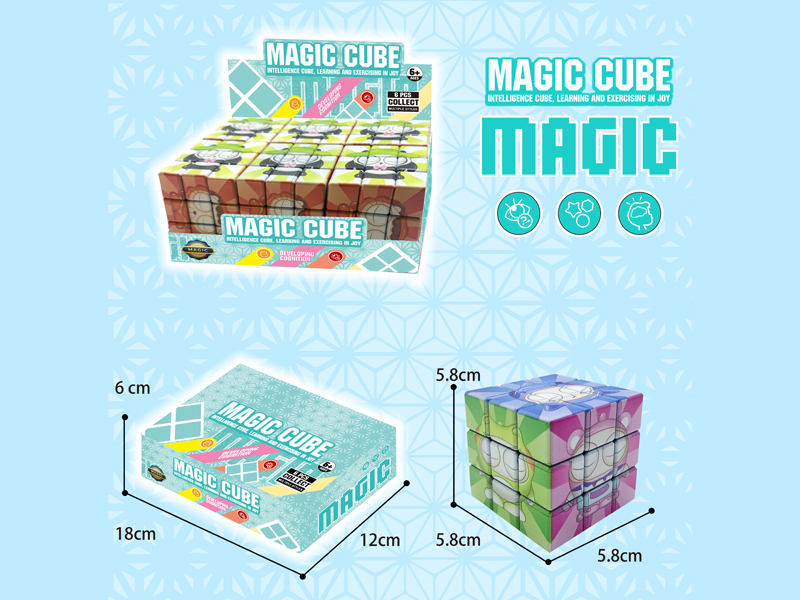 Three Order Magic Cube Toy(6PCS)