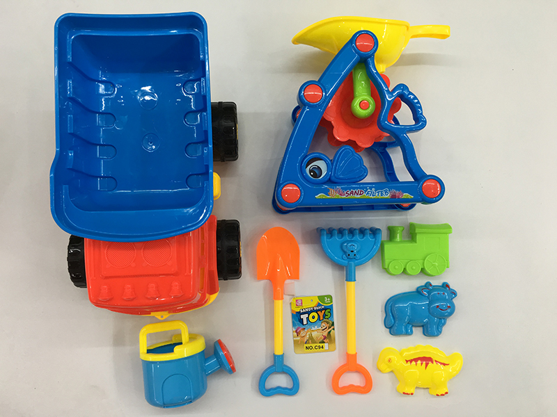 Beach Toy Truck Set 8pcs