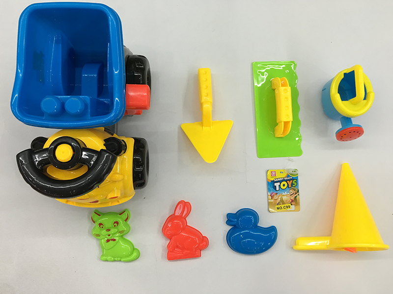 Beach Toy Truck Set 8PCS
