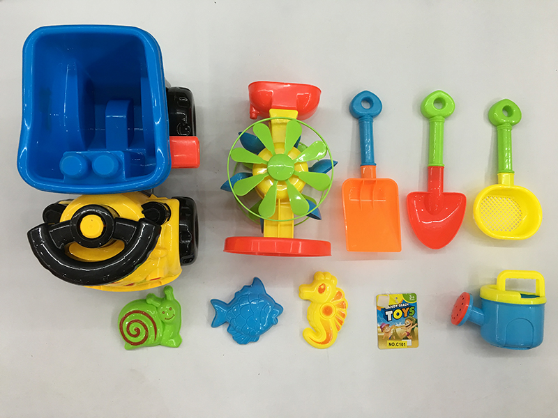 Beach Toy Truck Set 9PCS