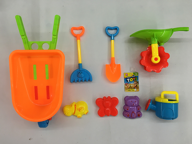 Beach Cart Toy Set 8pcs