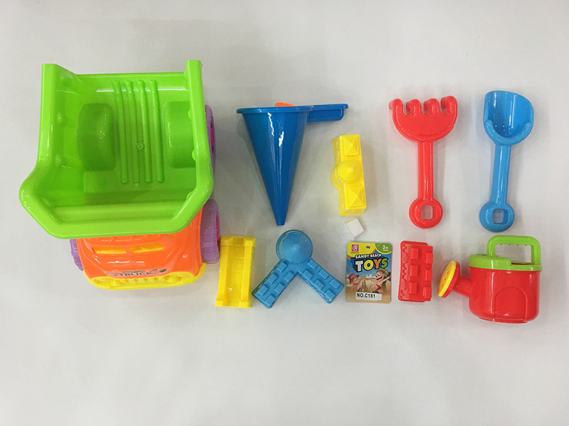 Beach Toy Truck Set 9PCS