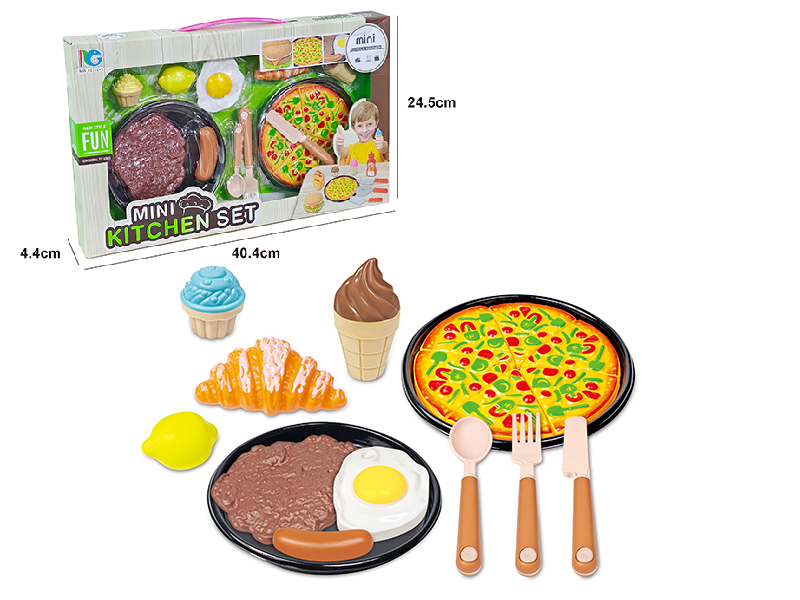Pizza Steak Pretend Play Toys
