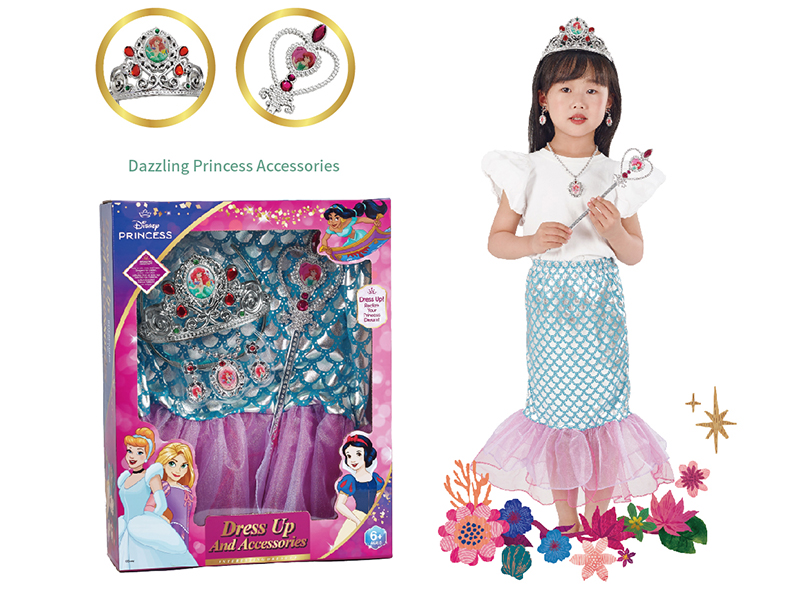 Disney Princess Mermaid Dress Up Clothes Series