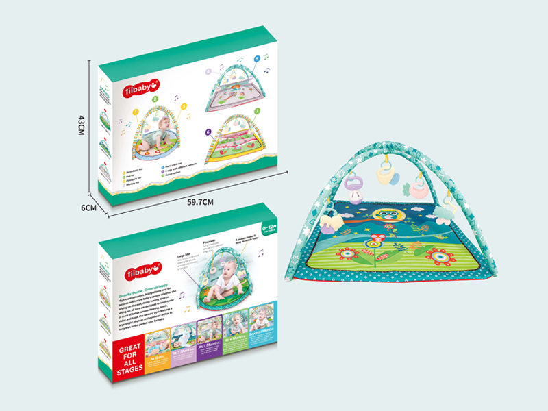 Baby Game Fitness Crawling Mat - Square