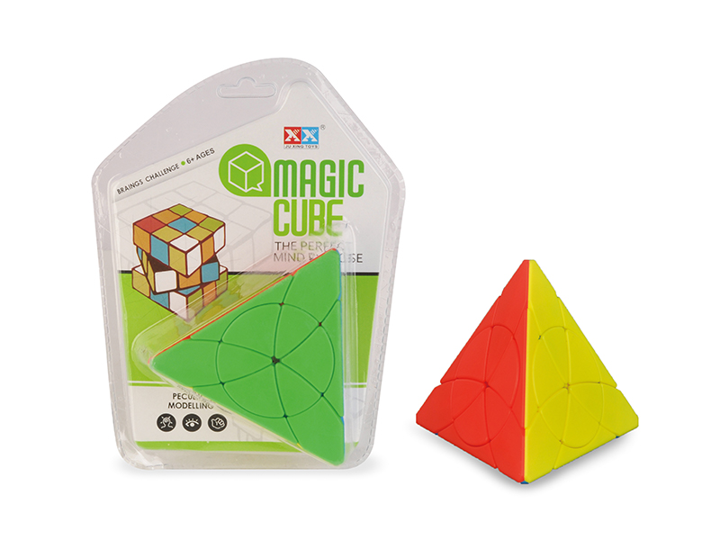 Pyramid Solid Color Magic Cube Toy