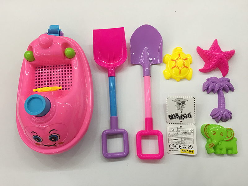 Beach Toys Boat Set 7pcs
