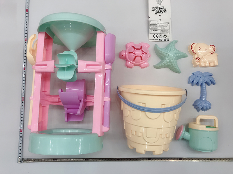 Hourglass Beach Toys Set 9pcs