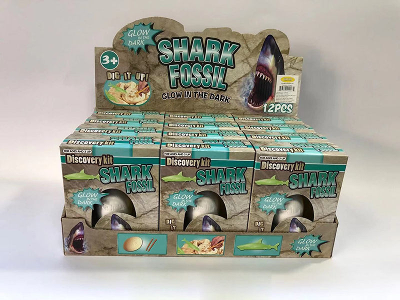 Shark Fossil Dig Kit 12pcs