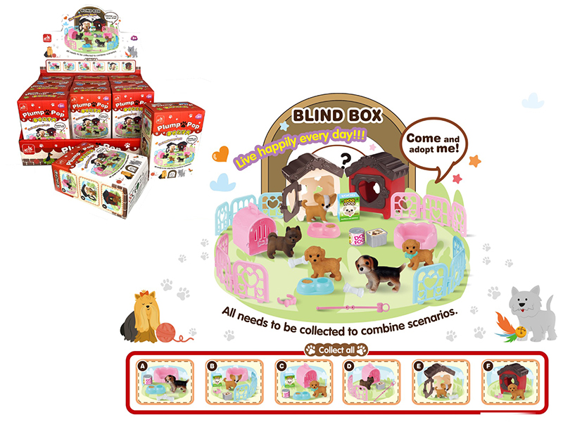 Dog Park Scene Blind Box 12pcs