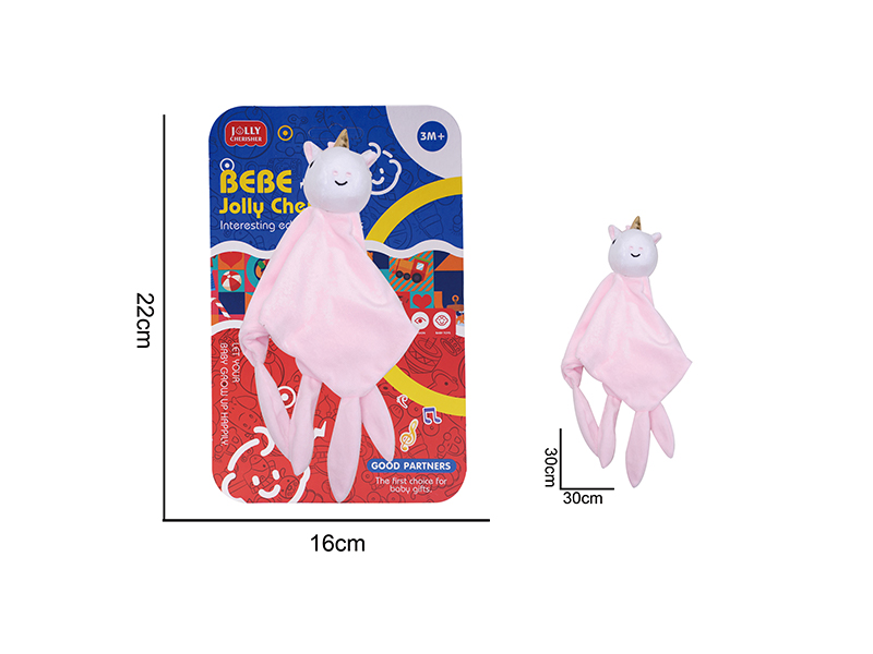 Baby Plush Unicorn Soothing Cloth