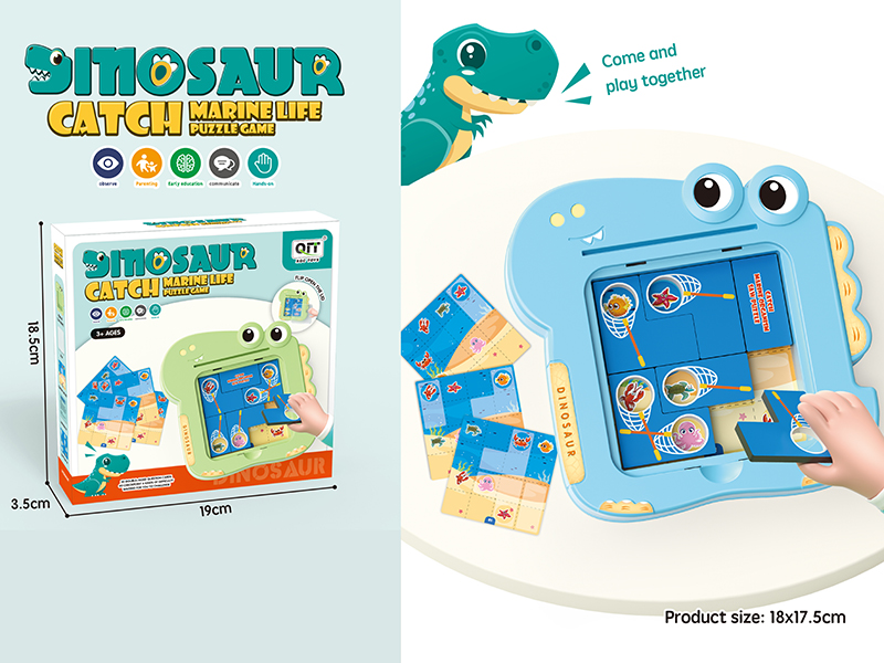 Dinosaur Catch Marine Life Puzzle Game