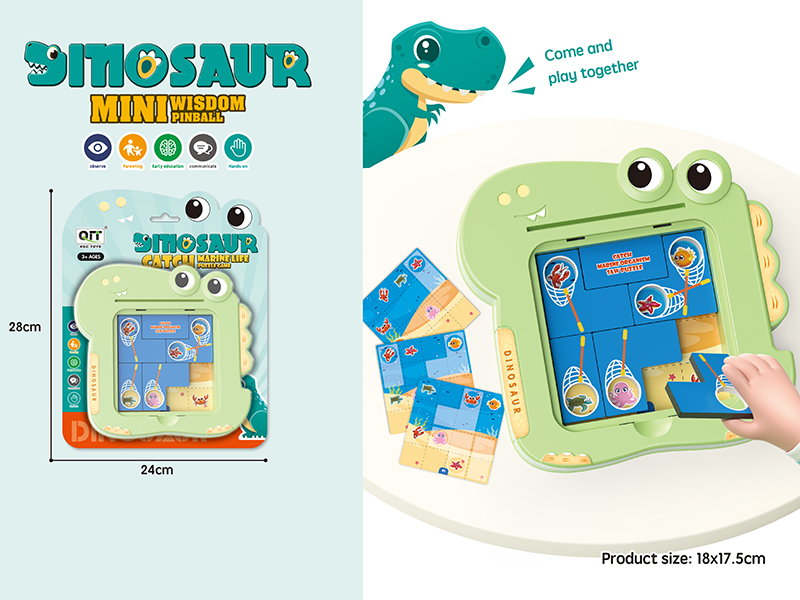 Dinosaur Catch Marine Life Puzzle Game