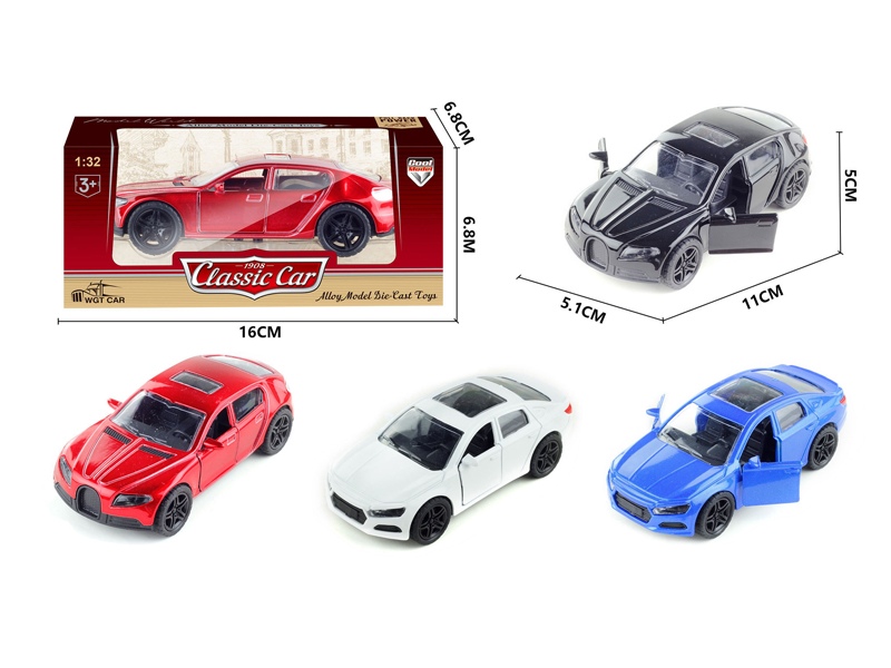 1:36 Alloy Pull Back Simulation Vehicle