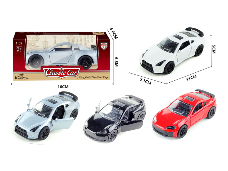 1:36 Alloy Pull Back Simulation Vehicle