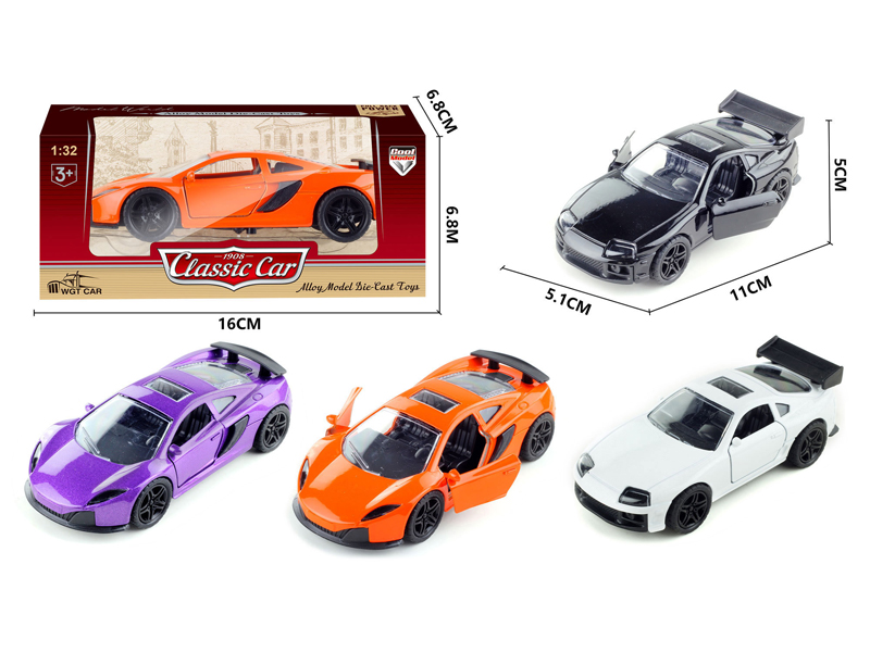 1:36 Alloy Pull Back Simulation Vehicle