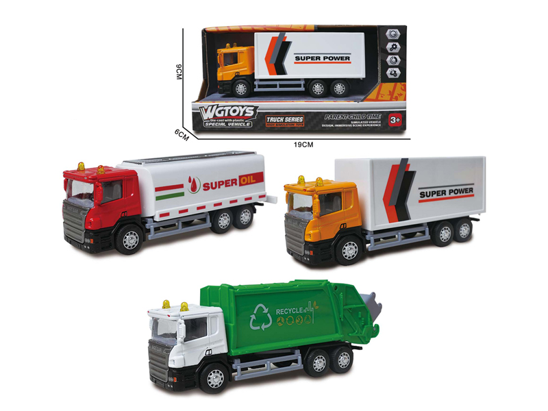 Alloy Pull Back Truck