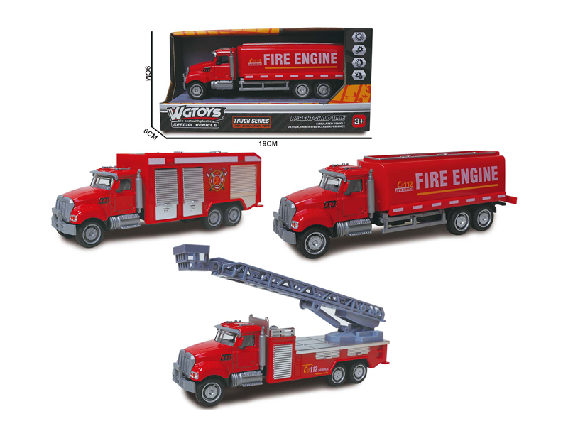 Alloy Slide Fire Engine