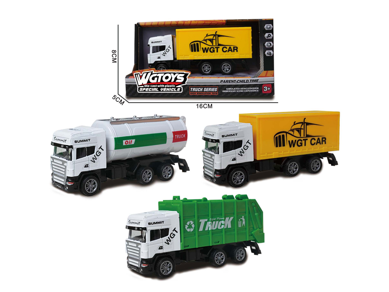 1:64 Alloy Pull Back Truck