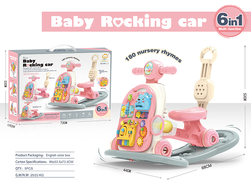 Multifunctional Baby Walker Rocking Car