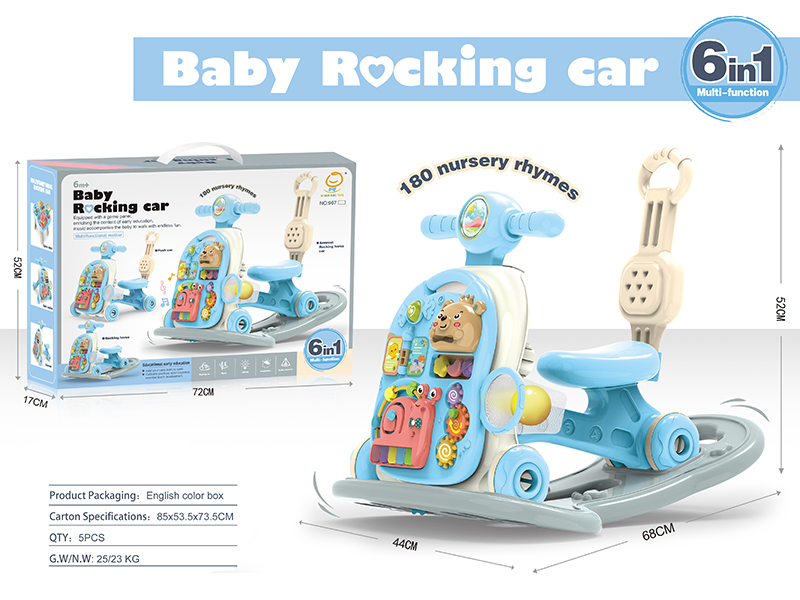 Multifunctional Baby Walker Rocking Car